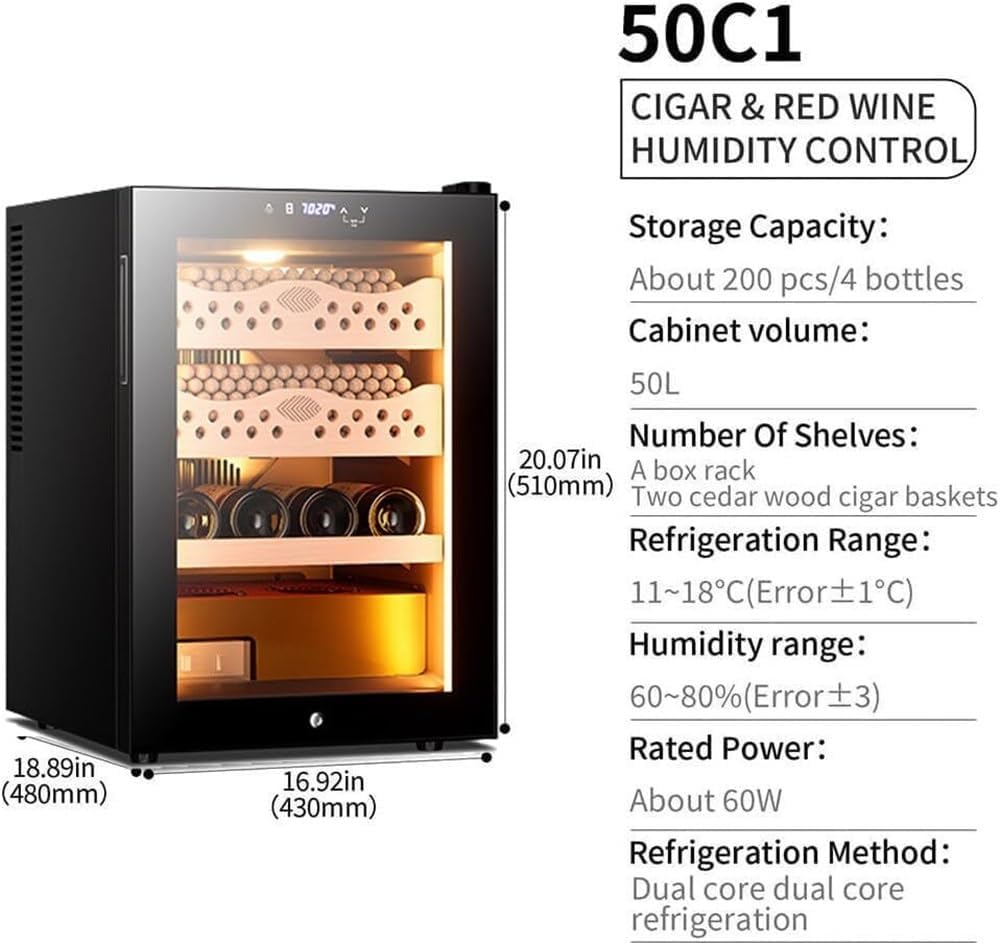 Intelligent Electronic Cigar Humidor Cabinet