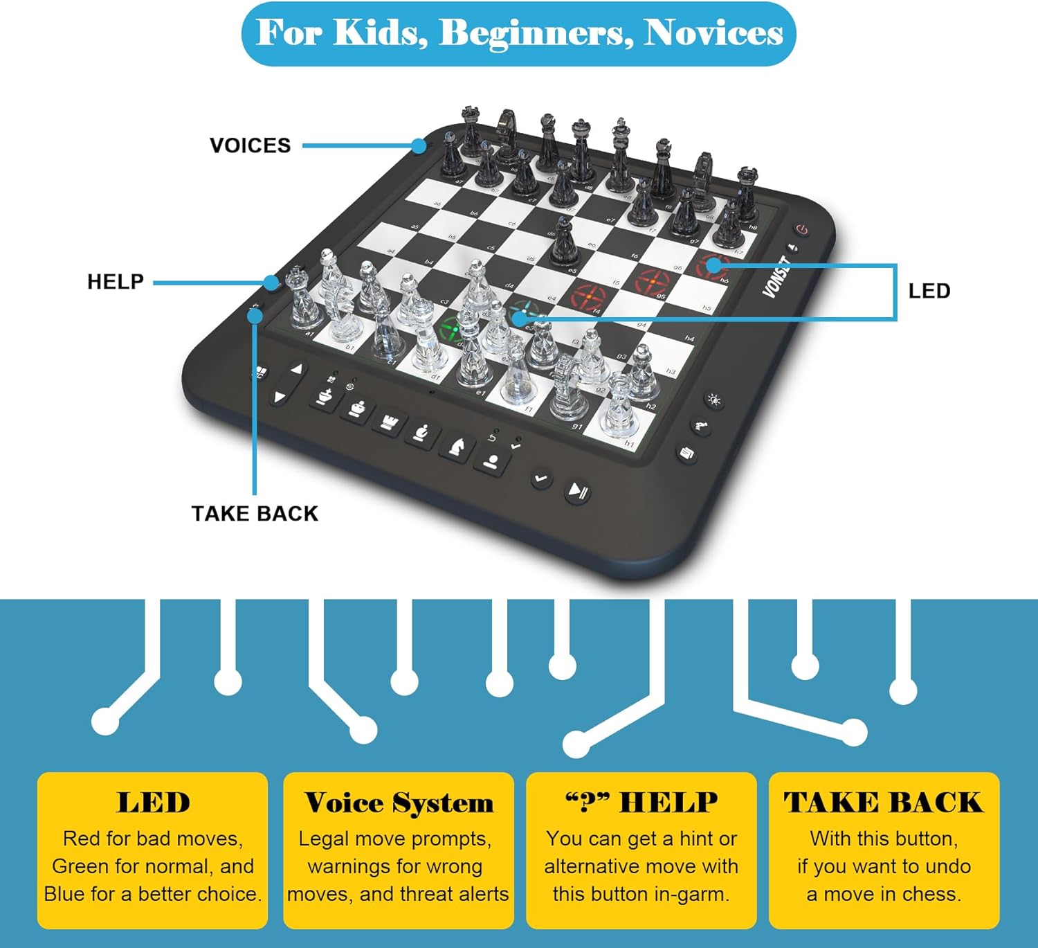 Chess Computer Talking Smart Chess Board