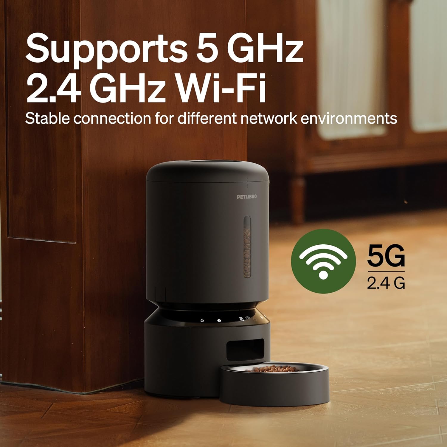 Automatic Cat/Dog Feeder, 5G WiFi Automatic Food Dispenser