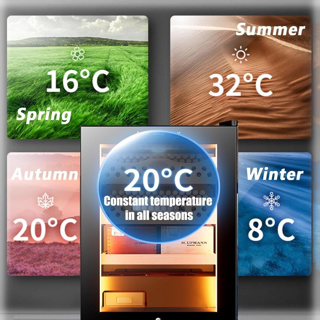 Intelligent Electronic Cigar Humidor Cabinet