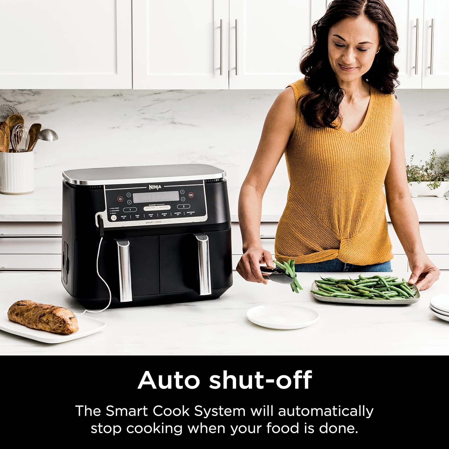 DualZone Smart XL Air Fryer with 2 Independent Baskets